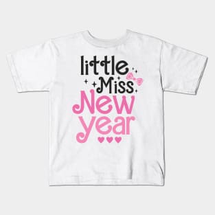 Little Miss New Year Kids T-Shirt